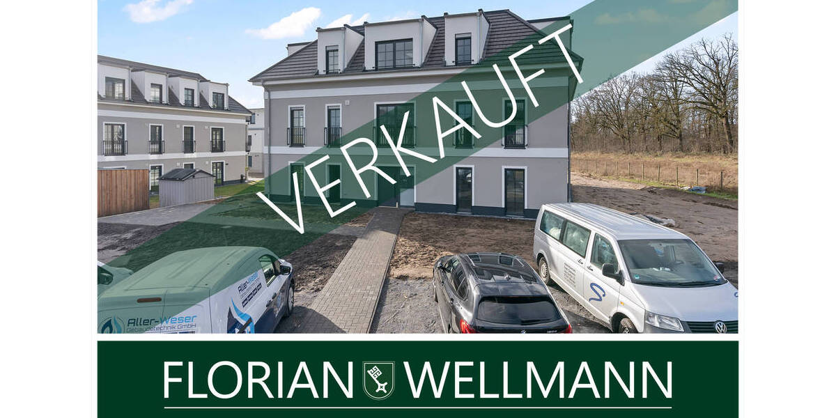 Verden - Scharnhorst | Moderne 3-Zimmer-Etagenwohnung - Neubau (KfW40-EE-Standard) - ruhige Ortsrandlage mit guter Verkehrsanbindung 3 zimmer