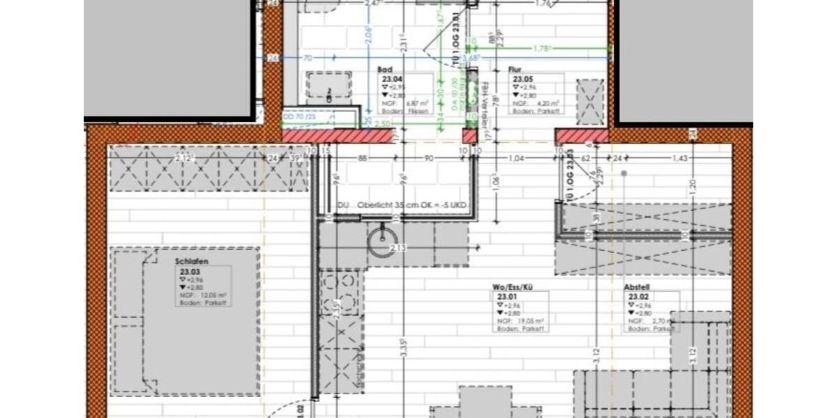 Etagenwohnung Bobingen - 2 Zimmer, 53 m&sup2;, 1.150&euro; | Angebot:24571657