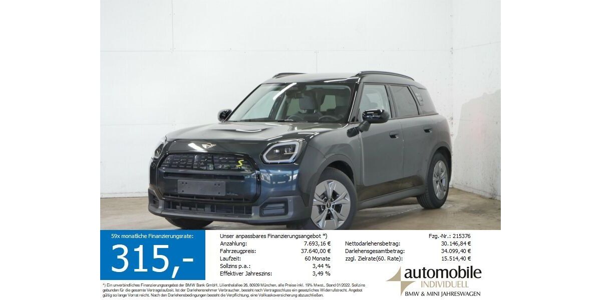 Mini Countryman SE (Cooper) 12.800 km 37.740 &euro; Paderborn 33100