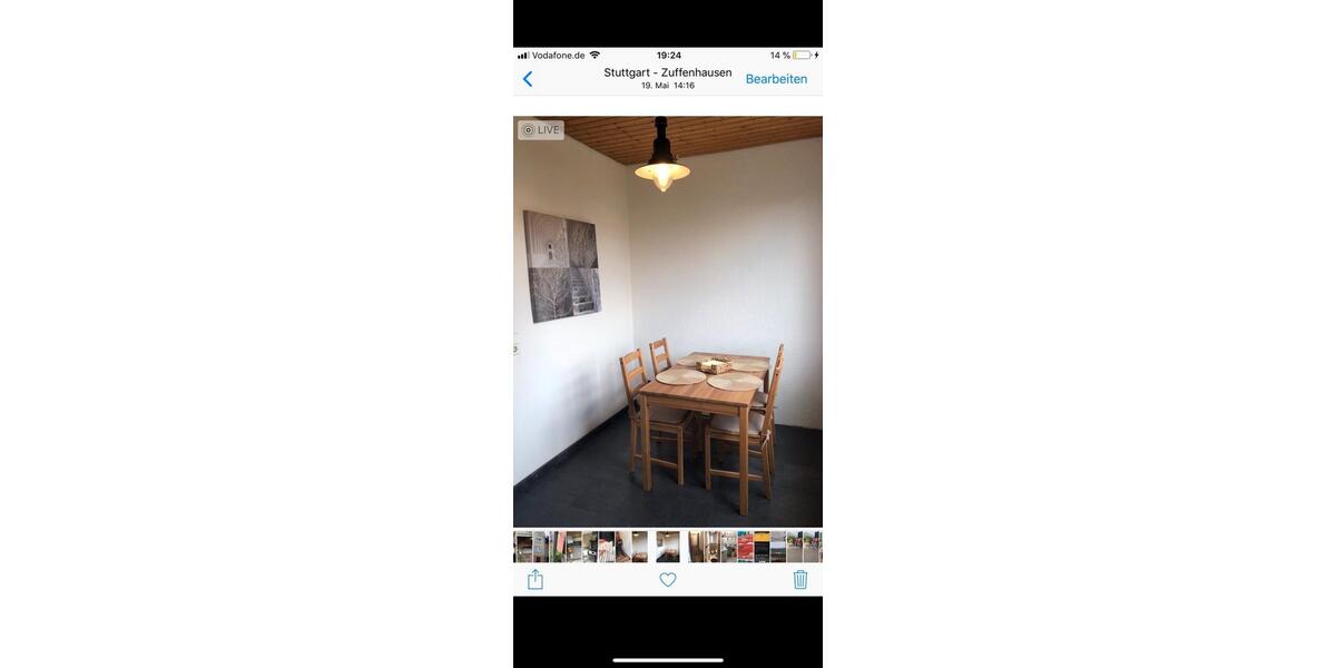 Wohnen auf Zeit Stuttgart Mühlhausen - 1 Zimmer, 45 m&sup2;, 580&euro; | Angebot:26696012