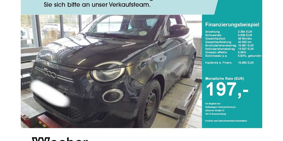 Fiat 500e 52.048 km 15.890 &euro; Herrenberg 71083