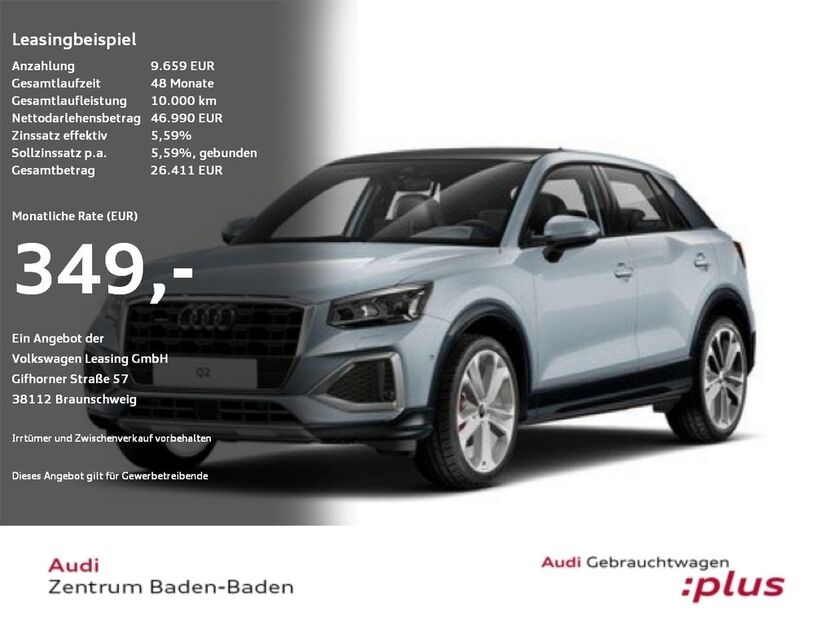 Audi Q2 4.000 km 46.990 € Baden Baden 76532