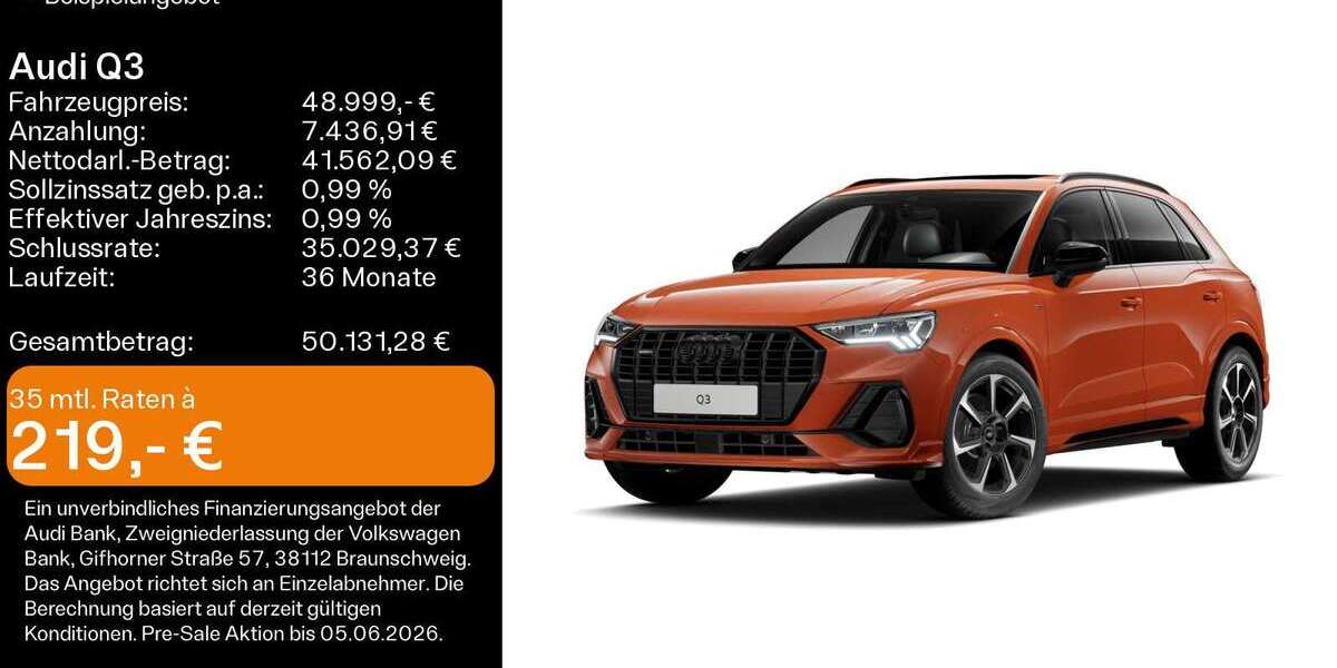 Audi Q3 10.600 km 48.999 &euro; Buedingen 63654