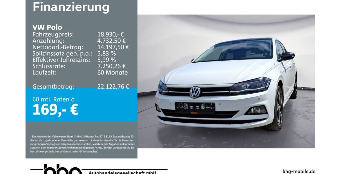 VW Polo 55.304 km 18.930 &euro; Mössingen 72116