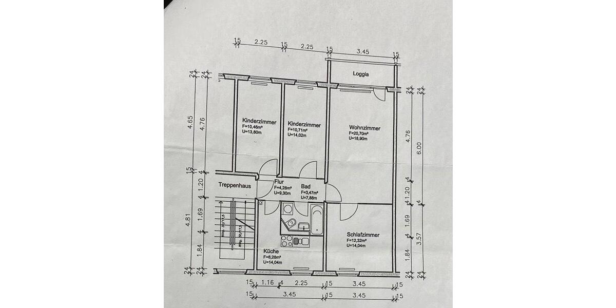 4 Raum Wohnung 4 zimmer