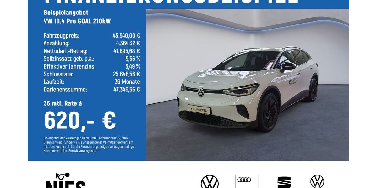VW ID.4 11.500 km 45.540 &euro; Braunschweig 38122
