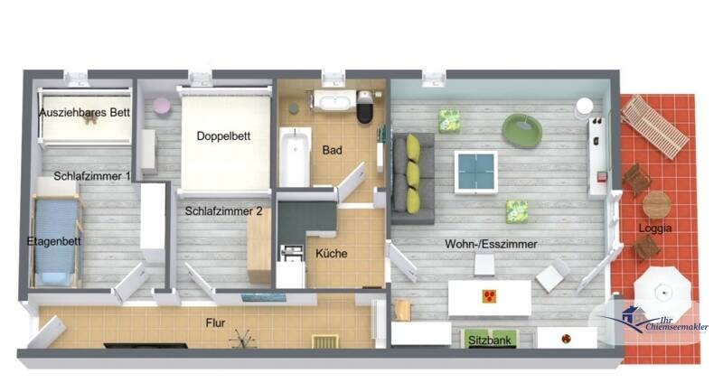 3-Zimmer-FerienWohnung in den Chiemgauer Alpen