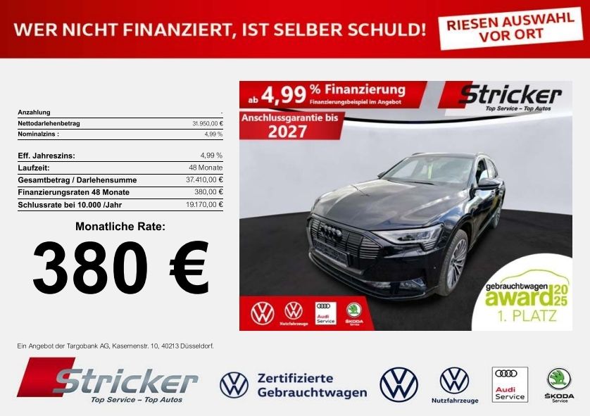 Audi e-tron 37.903 km 31.949 &euro; Horn-Bad Meinberg 32805