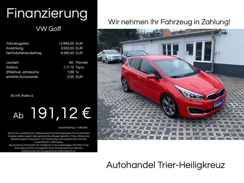 Kia ceed / Ceed 51.000 km 12.990 € Trier 54295