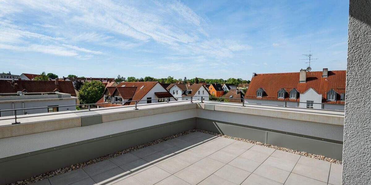 Einzigartige 3-Zimmer-Dachgeschosswohnung mit umlaufender Terrasse 3 zimmer