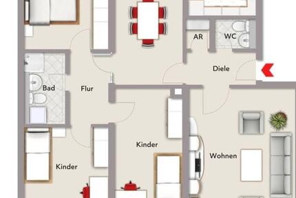 Wohnung Nürnberg Erlenstegen - 5 Zimmer, 100 m&sup2;, 499.000&euro; | Angebot:27023915