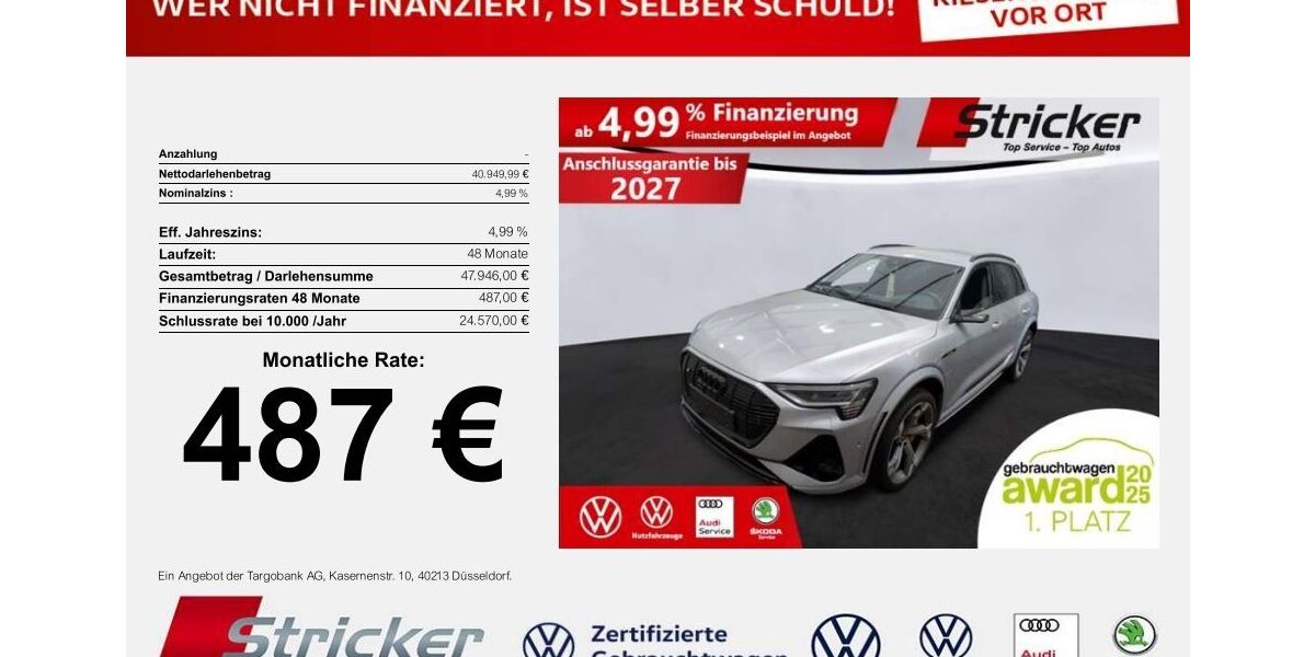 Audi e-tron 34.177 km 40.949 &euro; Horn-Bad Meinberg 32805