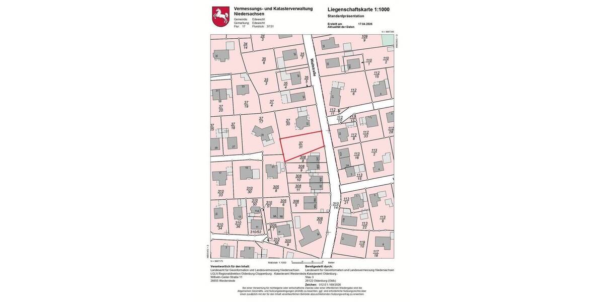 Grundstück Edewecht - 200.000&euro; | Angebot:26673425