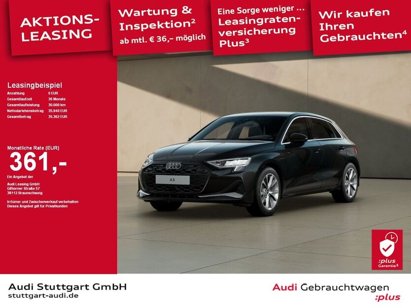 Audi A3 18.429 km 35.940 € Stuttgart 70563