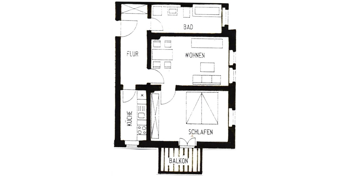 Löbtau: 2-Zimmer-Wohnung mit Balkon, ab September frei - Etagenwohnung Dresden Löbtau-Süd | Angebot:27008775