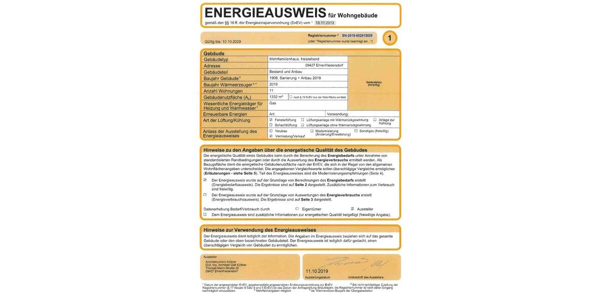 Etagenwohnung Ehrenfriedersdorf - 2 Zimmer, 57 m&sup2;, 688&euro; | Angebot:25415888