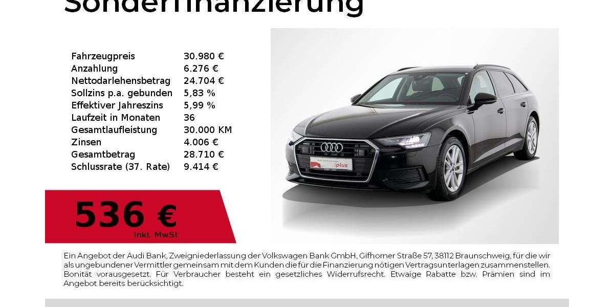 Audi A6 89.000 km 30.980 &euro; Nürnberg 90441