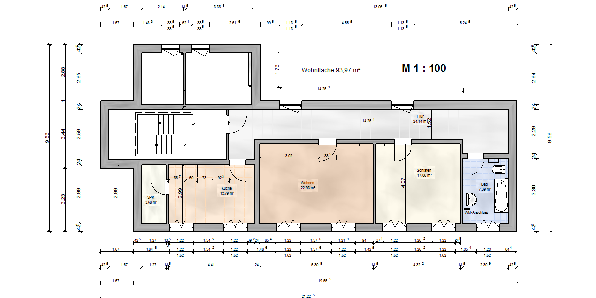Wohnung zum Mieten in Blankenhain 390 € 94 m² 2 zimmer