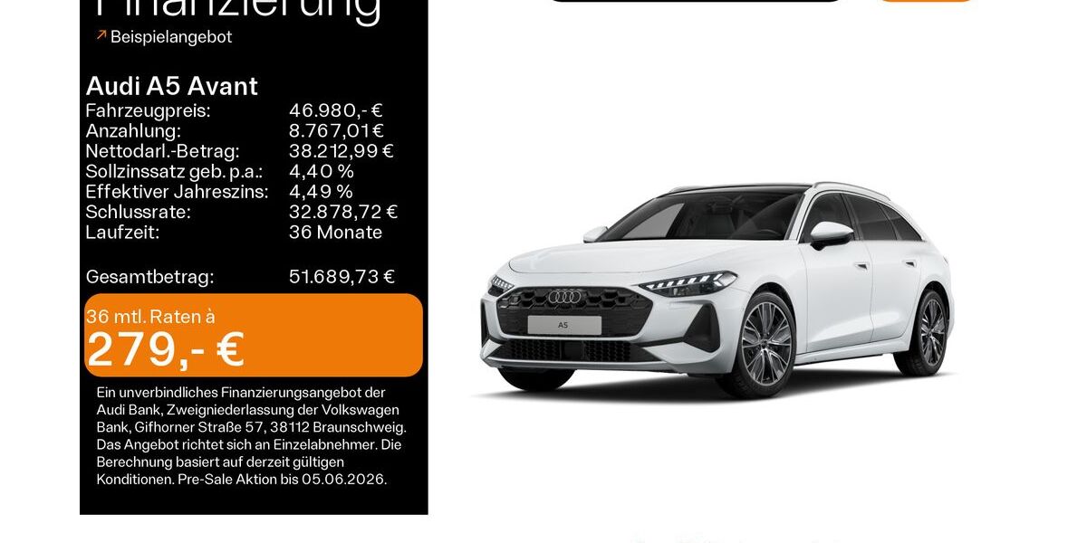 Audi A5 28.266 km 46.980 &euro; Eisenach 99817