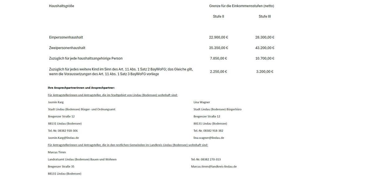 Etagenwohnung Lindau (Bodensee) - 3 Zimmer, 70 m&sup2;, 840&euro; | Angebot:26351392