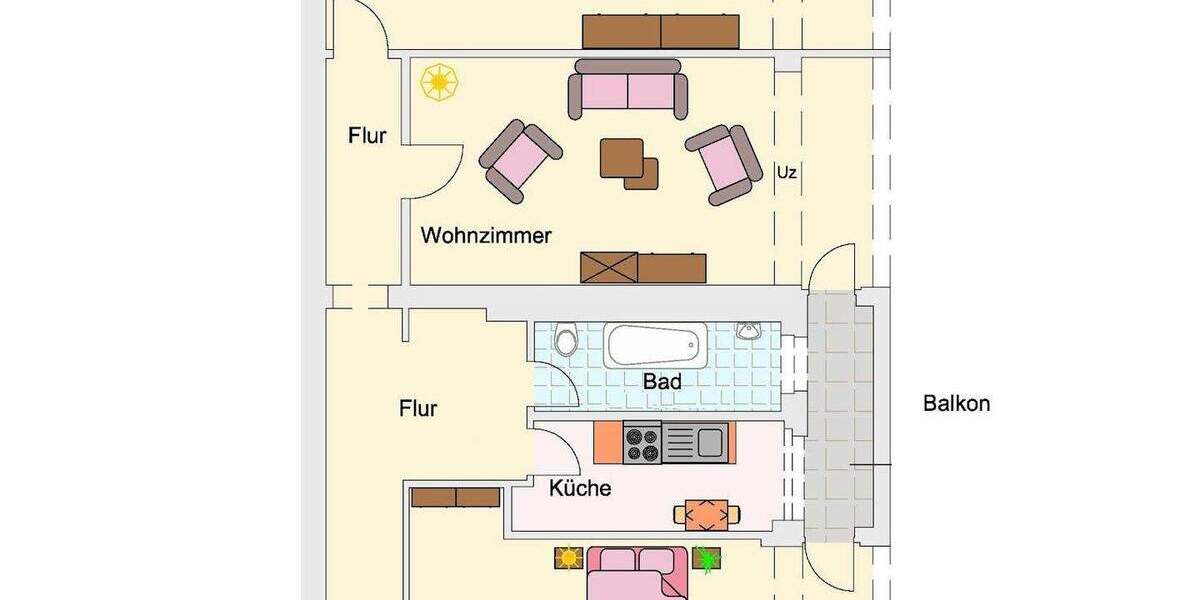 Etagenwohnung Aachen Frankenberger Viertel - 3 Zimmer, 102 m&sup2;, 980&euro; | Angebot:24967267