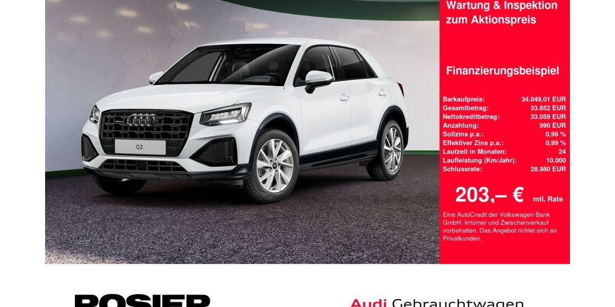 Audi Q2 8.602 km 32.523 &euro; Menden 58706