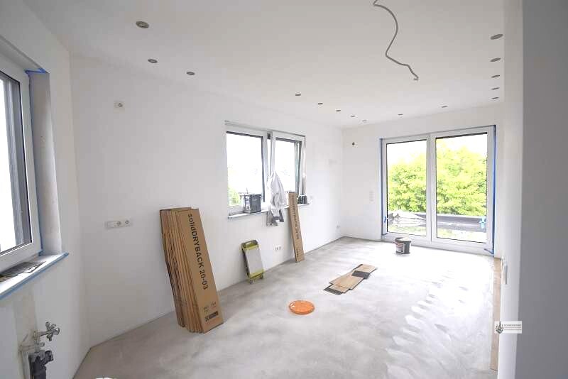 Neubau zum 1.7.2026 Hoch moderne Penthouse-Wohnung Rollläden+Stellplatz+Dachterrasse ohne Küche - Einfamilienhaus Weyhe Leeste | Angebot:26621609