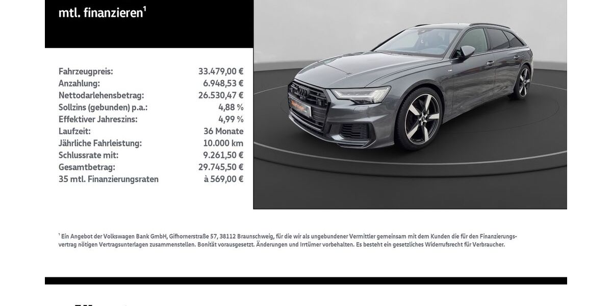 Audi A6 105.500 km 33.479 &euro; Leinefelde-Worbis/DE 37327
