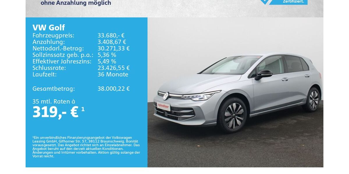 VW Golf 10.000 km 32.980 &euro; Würzburg 97076
