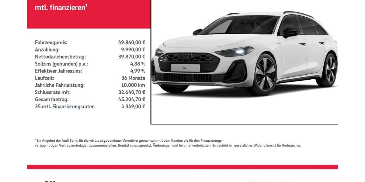 Audi A5 15.485 km 49.860 &euro; Nordhausen 99734