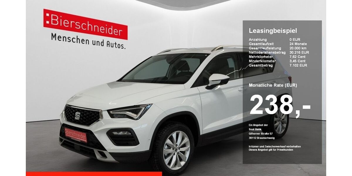 Seat Ateca 1.100 km 33.450 &euro; Regensburg 93055