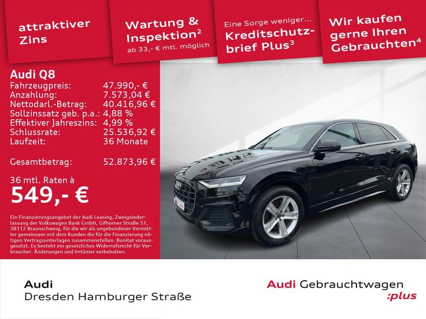 Audi Q8 139.665 km 47.990 € Dresden 01067