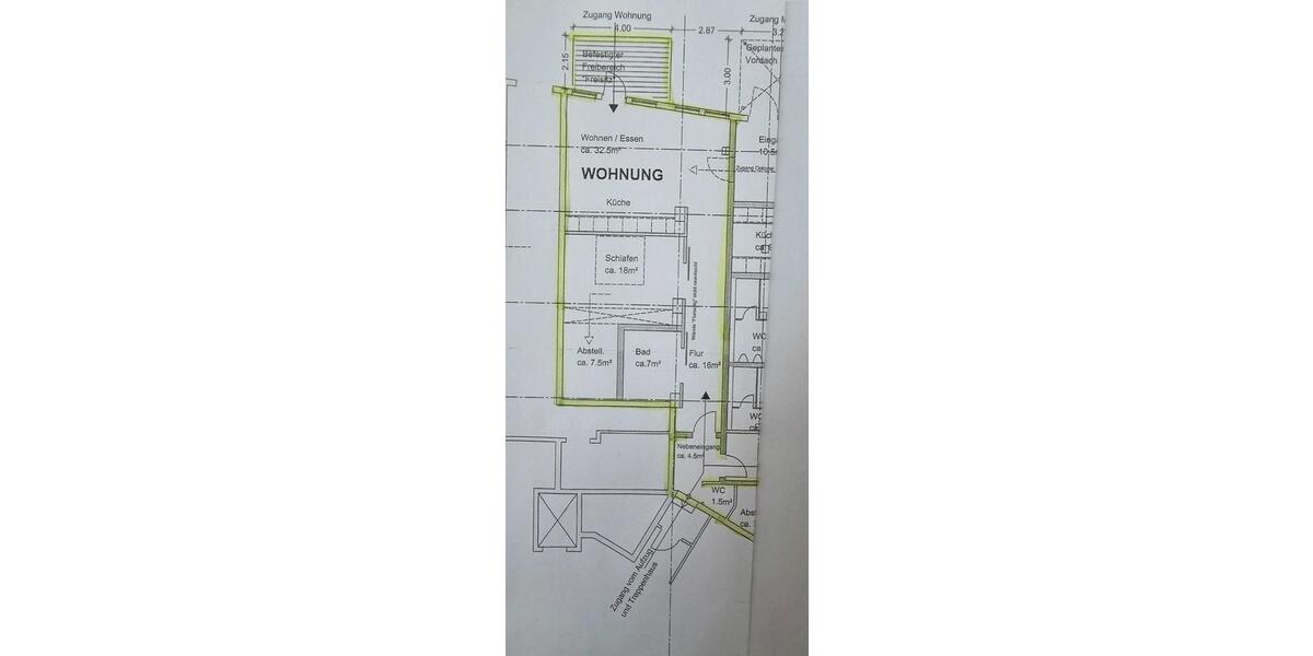 Erdgeschoßwohnung Reutlingen Sondelfingen - 1.5 Zimmer, 195.000&euro; | Angebot:23146706