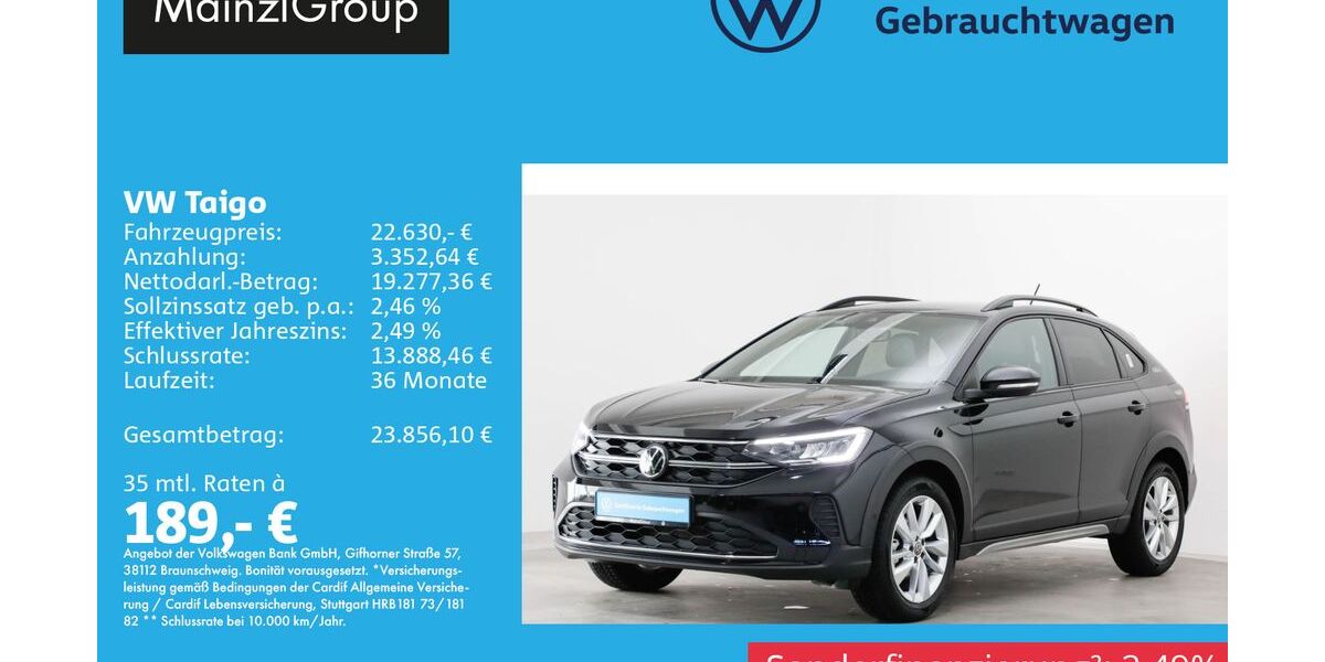 VW Taigo 22.950 km 22.630 &euro; Feldkirchen/Westerham 83620