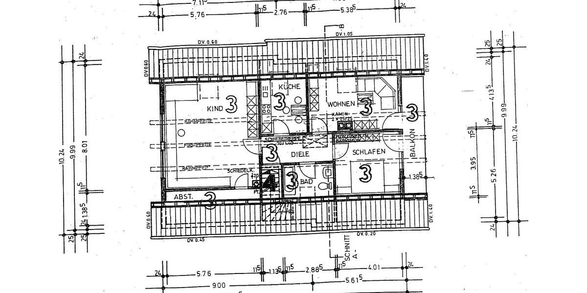 Dachgeschoßwohnung Reutlingen Reutlingen-Betzingen - 3 Zimmer, 91 m&sup2;, 280.000&euro; | Angebot:24475253