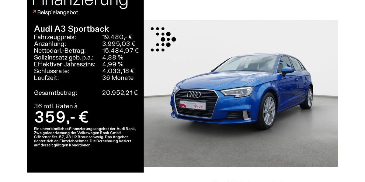 Audi A3 93.556 km 19.480 &euro; Haßfurt 97437
