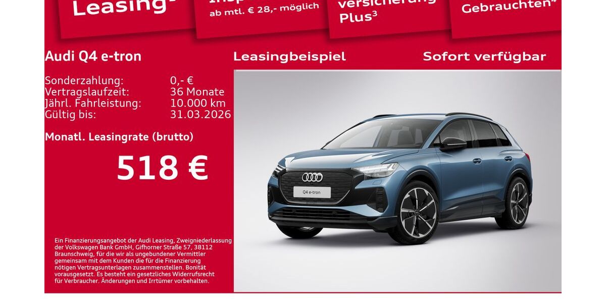 Audi Q4 e-tron 8.862 km 51.750 &euro; Berlin 10587
