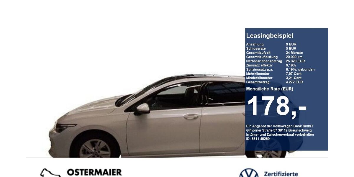 VW Golf 13.940 km 25.320 &euro; Mühldorf am Inn 84453