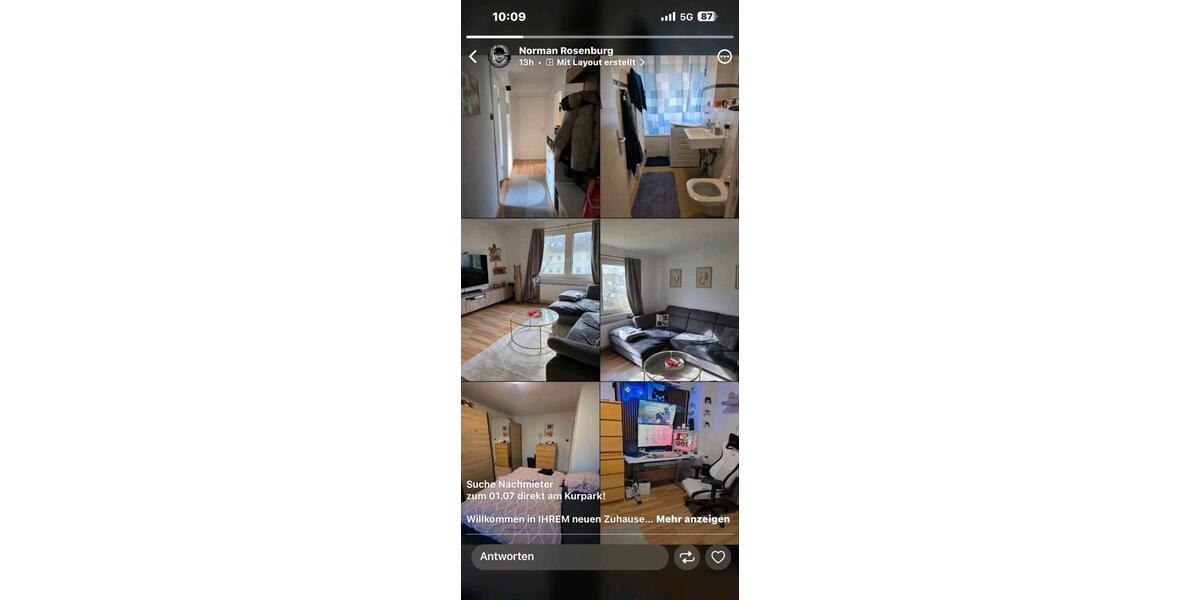 Etagenwohnung Bad Oldesloe - 2 Zimmer, 60 m&sup2;, 690&euro; | Angebot:26387157