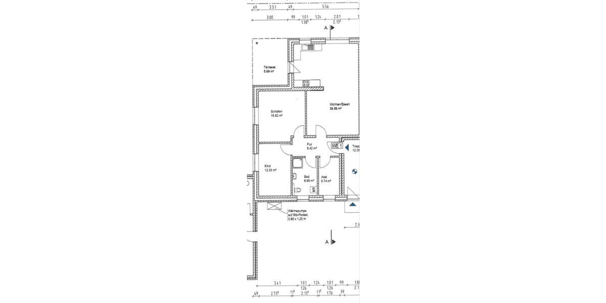 Erdgeschoßwohnung Walsrode - 3 Zimmer, 97 m&sup2;, 1.160&euro; | Angebot:26395968