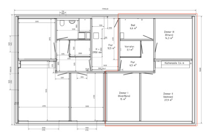 schöne, helle 3-Zimmer - Wohnung