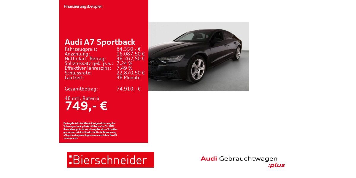 Audi A7 23.214 km 64.350 &euro; Aalen 73431