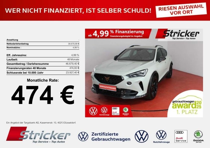Cupra Formentor 23.621 km 39.879 &euro; Horn-Bad Meinberg 32805
