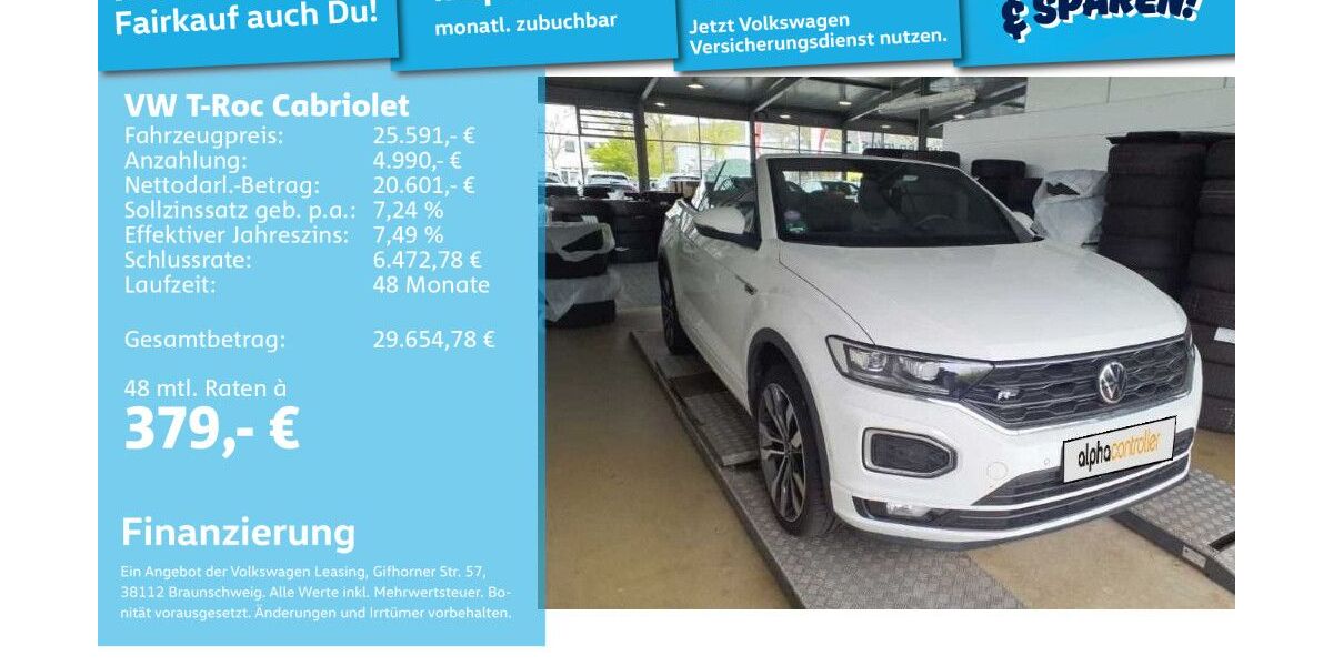 VW T-Roc 26.177 km 25.335 &euro; Mannheim 68309
