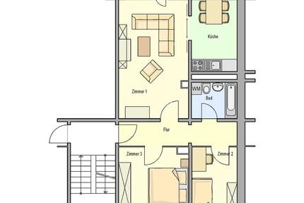 Wohnung Grabow - 3 Zimmer, 60 m&sup2;, 425&euro; | Angebot:25445641