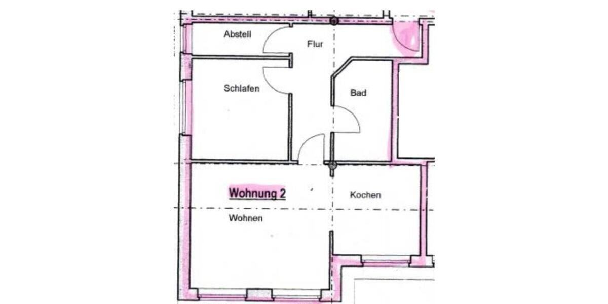 2,5 Zimmerwohnung zu vermieten 2 zimmer