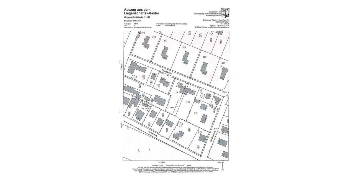 Grundstück Wenningstedt - 1.640.000&euro; | Angebot:25744468