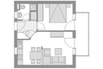 Etagenwohnung Viechtach - 2 Zimmer, 42 m&sup2;, 99.000&euro; | Angebot:27137571
