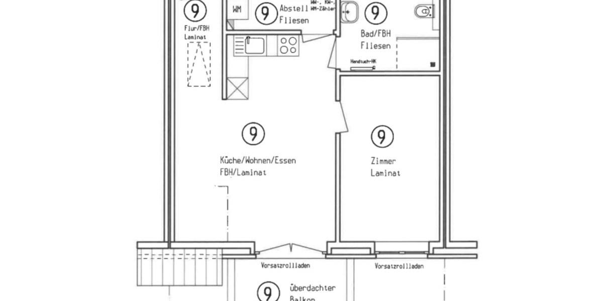 Dachgeschoßwohnung Aukrug - 2 Zimmer, 51 m&sup2;, 209.000&euro; | Angebot:24802392