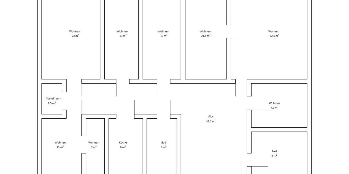 Etagenwohnung Zittau - 8 Zimmer, 195 m&sup2;, 800&euro; | Angebot:26448234
